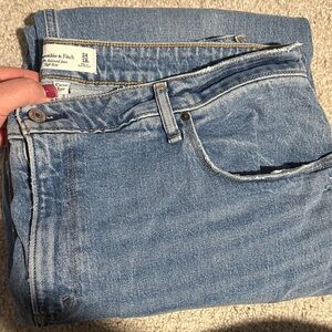 Abercrombie & Fitch Boyfriend Jeans in Classic Blue